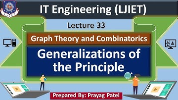 Lec-33_Generalizations of the Principle | Graph Theory and Combinatorics | IT Engineering