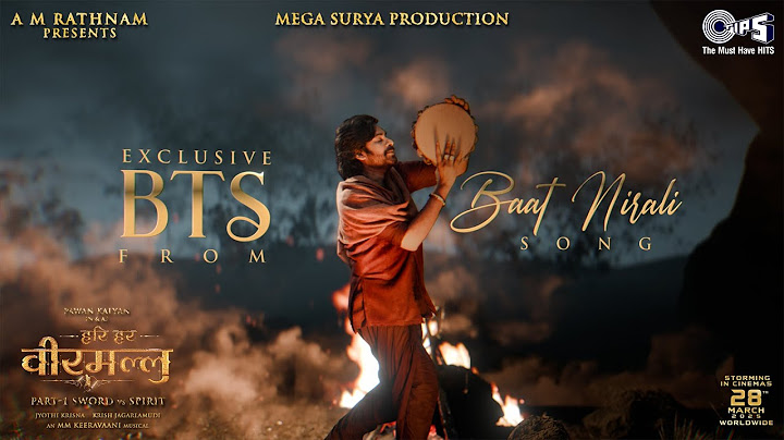 Baat Nirali - BTS | Hari Hara Veera Mallu | PSPK | Bobby Deo l|MM Kreem | AM Rathnam | Jyothi Krisna