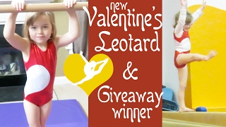 New Valentine's Gymnastics Leotard And Giveaway Winner! | Crazy8Family New Valentine's Gymnastics Leotard And Giveaway Winner! | Crazy8Family