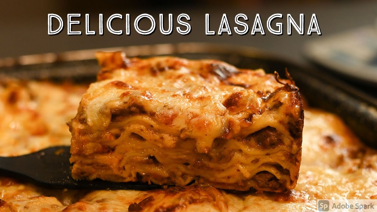 THE ULTIMATE DELICIOUS LASAGNA RECIPE with Homemade Lasagna sheets ...