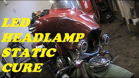 LED Headlight Static cure