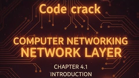 Networking CH4 Network layer intro CH4.1