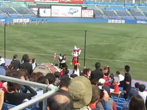 2013年　秋季　東京六大学野球　早慶戦　慶早戦　2回戦　慶應チアガール　演舞