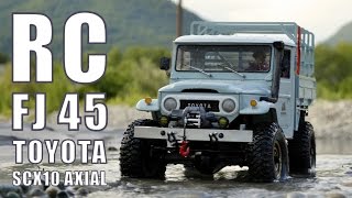 RC Toyota FJ45 Axial SCX10 Offroad Extreme - Travel across Abkhazia - Part#1/5