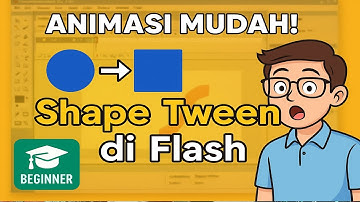Cara Membuat Animasi Shape Tween di Macromedia Flash | Tutorial Pemula Lengkap!