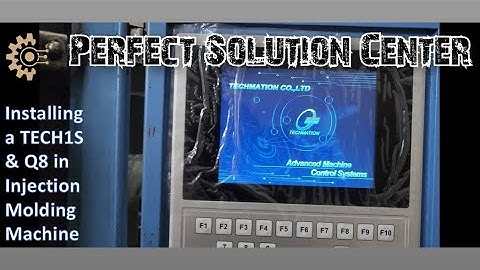 Retrofitting an Injection Molding Machine with Techmation controller and HMI