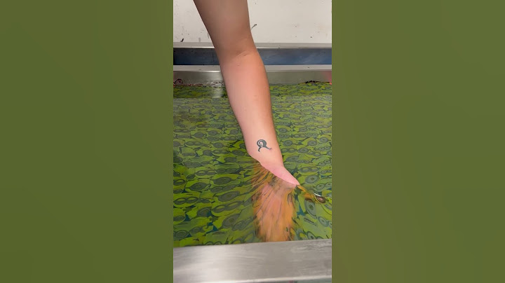 Hydro Dipping Hand #satisfying #hydrodipping