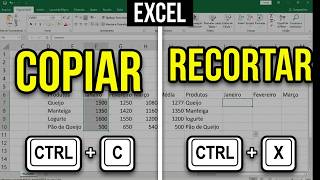 Como Copiar, Recortar e Colar no Excel (Tutorial Completo)