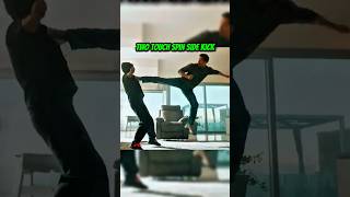 Two touch spin side kick