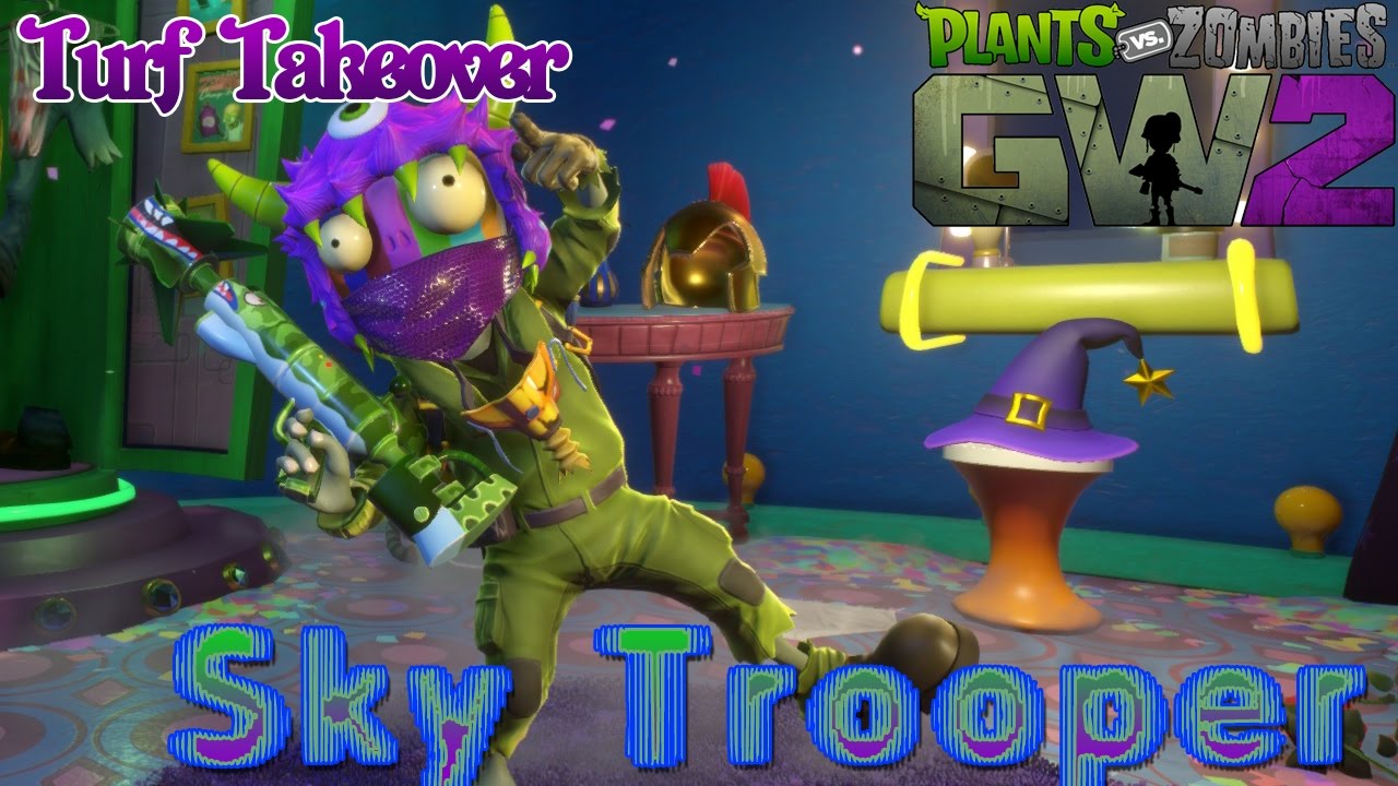 Plants vs Zombies Garden Warfare 2 - Turf Takeover with Sky Trooper ...