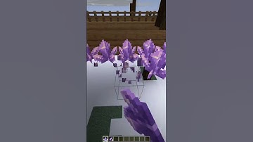 BREAKING 100 AMETHYST BUDS 🎧 Satisfying ASMR Placing & Breaking Blocks in Minecraft #minecraft