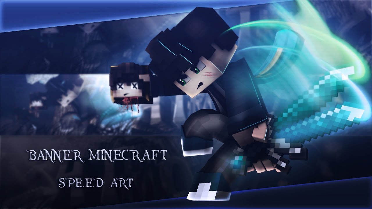 Minecraft Banner Speed art [12] AtmoArtworks - YouTube