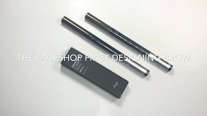 The face shop eyebrow pencil review