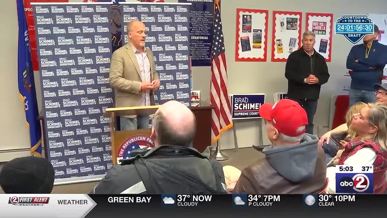 Wisconsin Supreme Court candidates making final push for votes - YouTube