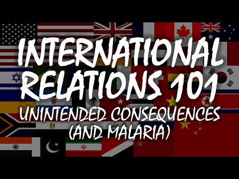 International Relations 101: Unintended Consequences and Malaria
