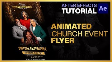 Animated Church Event Flyer In After Effects | After Effects Tutorial