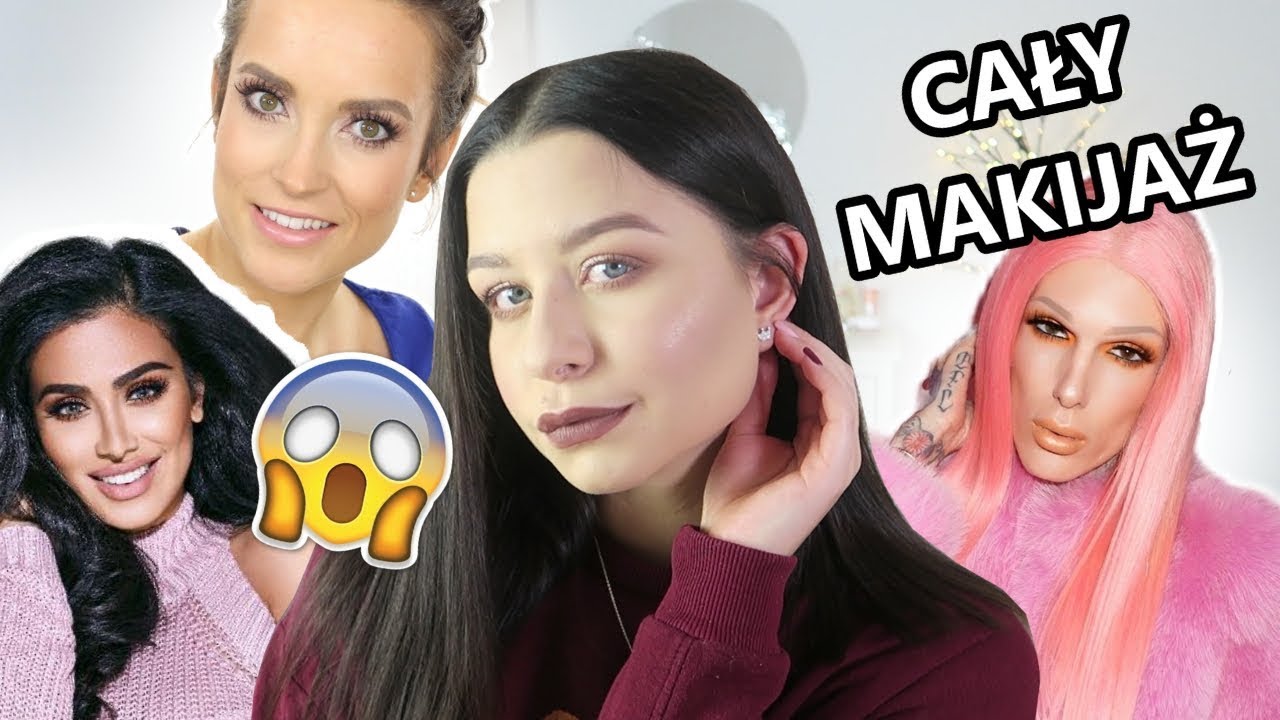 Cały makijaż kosmetykami YouTuberów ❄ VLOGMAS #1 ❄ beautycon