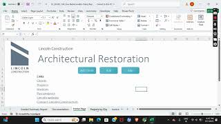Shelly Cashman Excel 365 | Module 10: SAM Project A | Lincoln Construction #shellycashman