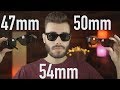 Ray-Ban Wayfarer Size Comparison 47mm vs 50mm vs 54mm