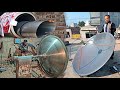 Incredible Manufacturing Of Quality Satellite Signal Dish Crafting From Metal Sheet In Factory 