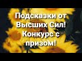 Подсказки от Высших Сил.На что стоит сейчас обратить внимание?Конкурс с призом🎁