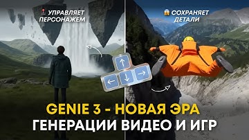 Genie 3 - ИИ создает МИРЫ с управлением клавиатурой! Новая ЭРА в видео и играх уже близко!