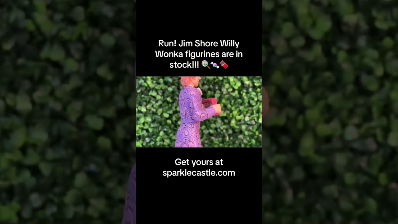 2023 Jim Shore Willy Wonka figurines! 