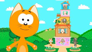 kotte kitty building a house song learn to count to 5 with animals