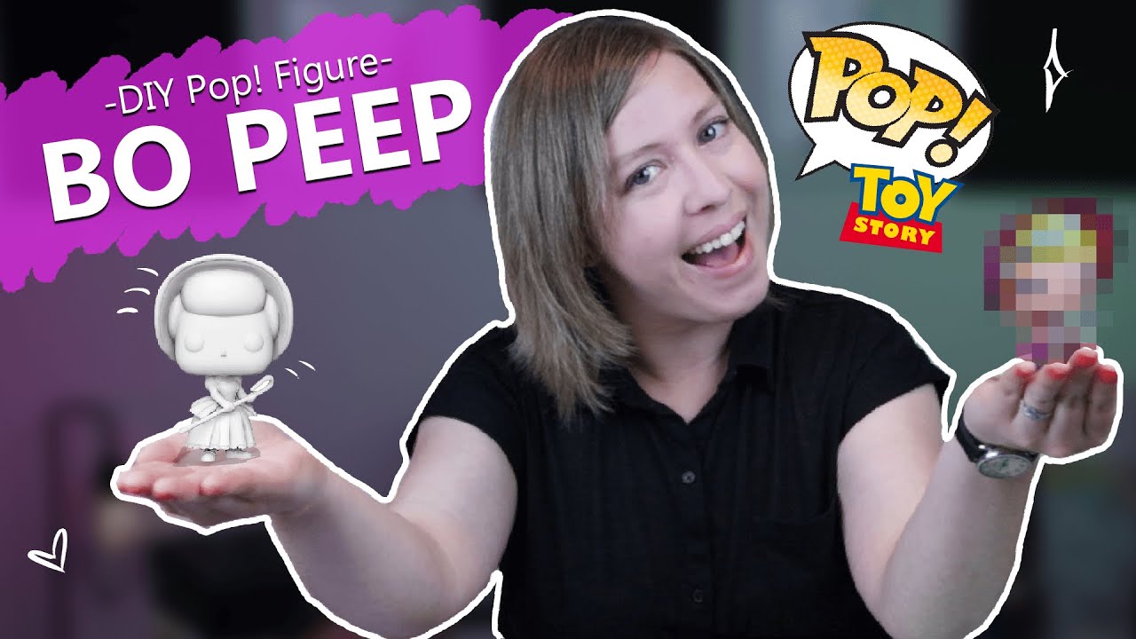 DIY Funko Pop! | Painting Bo Peep Goth 