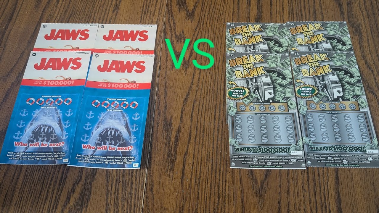 🦈 JAWS vs BREAK THE BANK 💰 $40 Missouri Lottery Scratch-Off Showdown! BIG WINS?! 🔥🎯