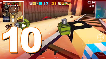 Pixel Strike 3D - Gameplay Walkthrough Part 10 - Assault Rifle (Android Games)