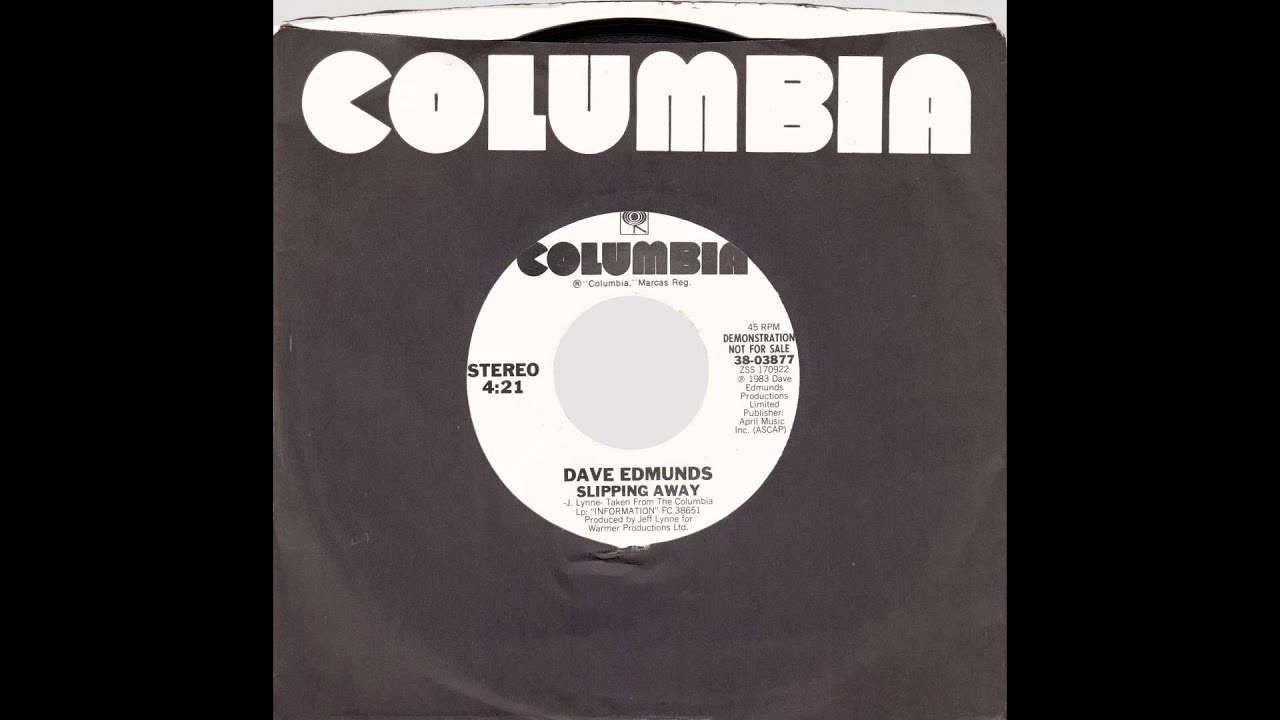 Dave Edmunds “Slipping Away” (Columbia) 1983 YouTube