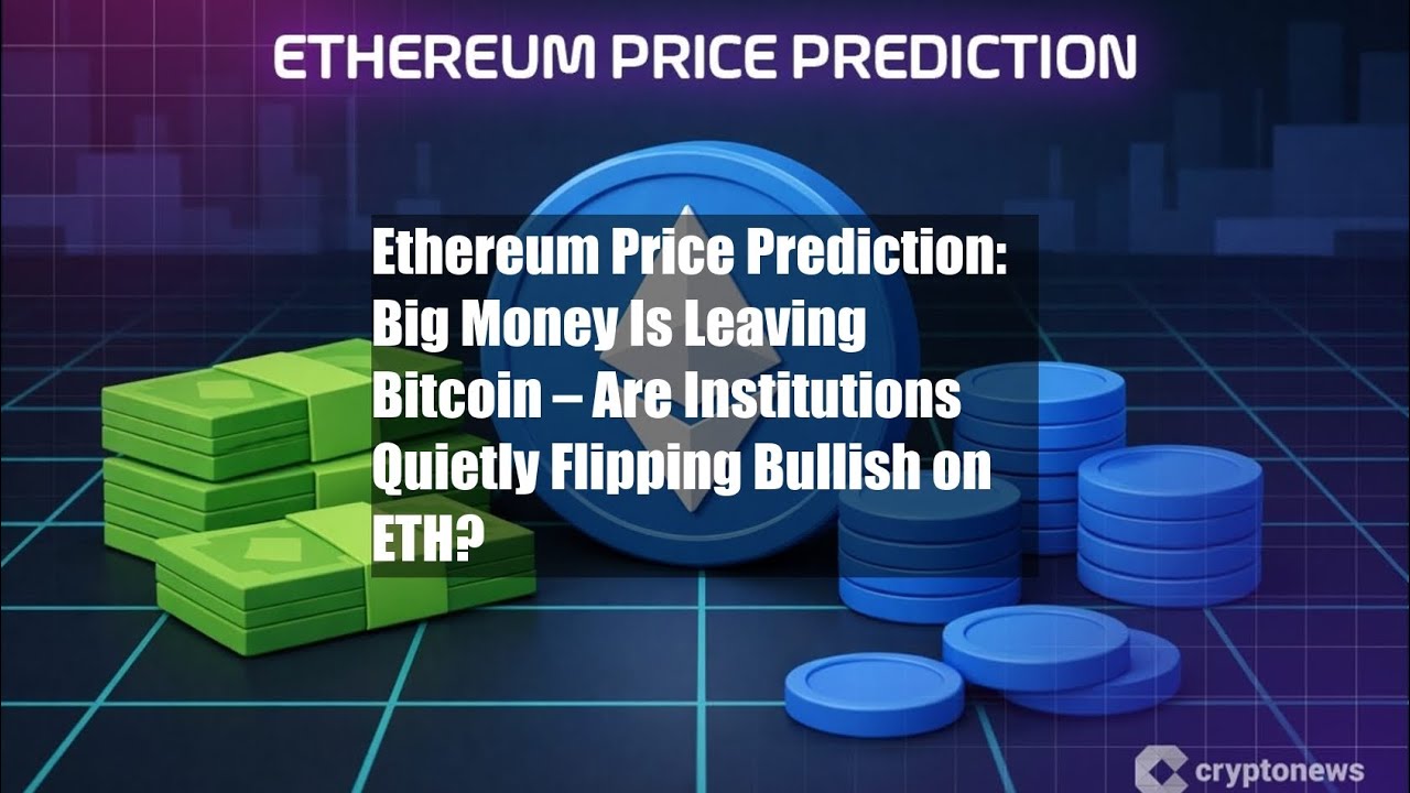 Ethereum Price Prediction: Big Money Is Leaving Bitcoin – Are - YouTube
