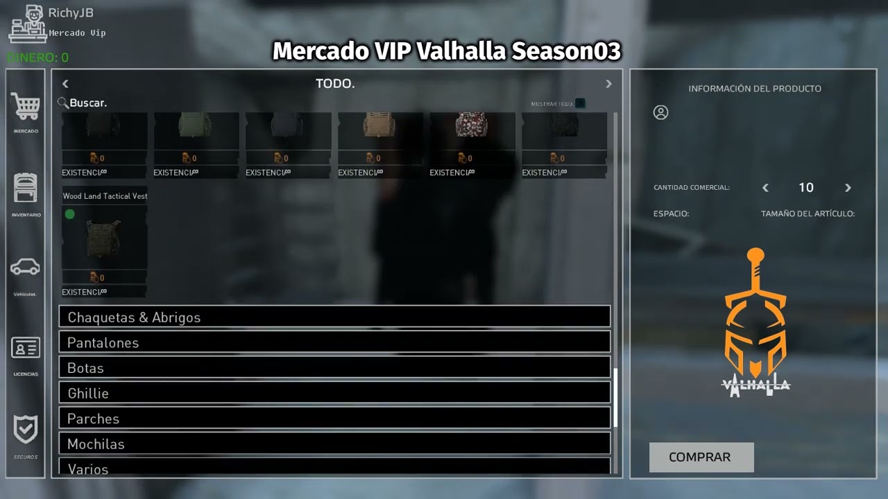 Dayz Valhalla Season03 - Mercado VIP