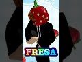 soy una fresa🍓 #roblox #yosoydelos7mil