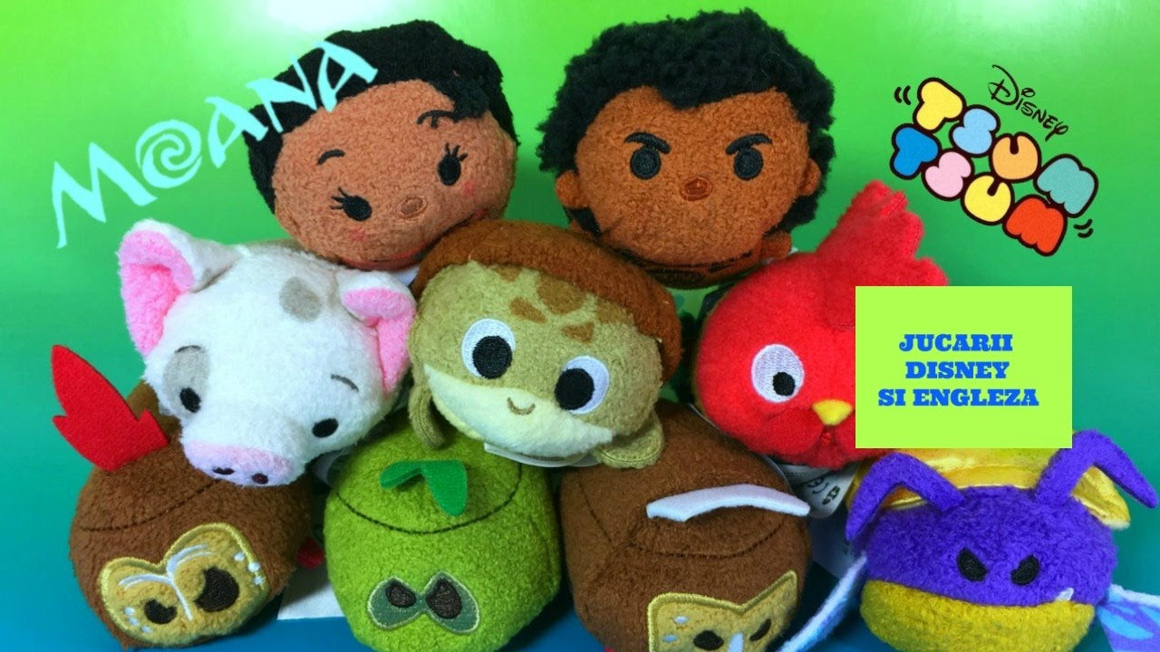 Disney VAIANA MOANA Tsum Tsum România toată colecția de Pluș Plush - YouTube