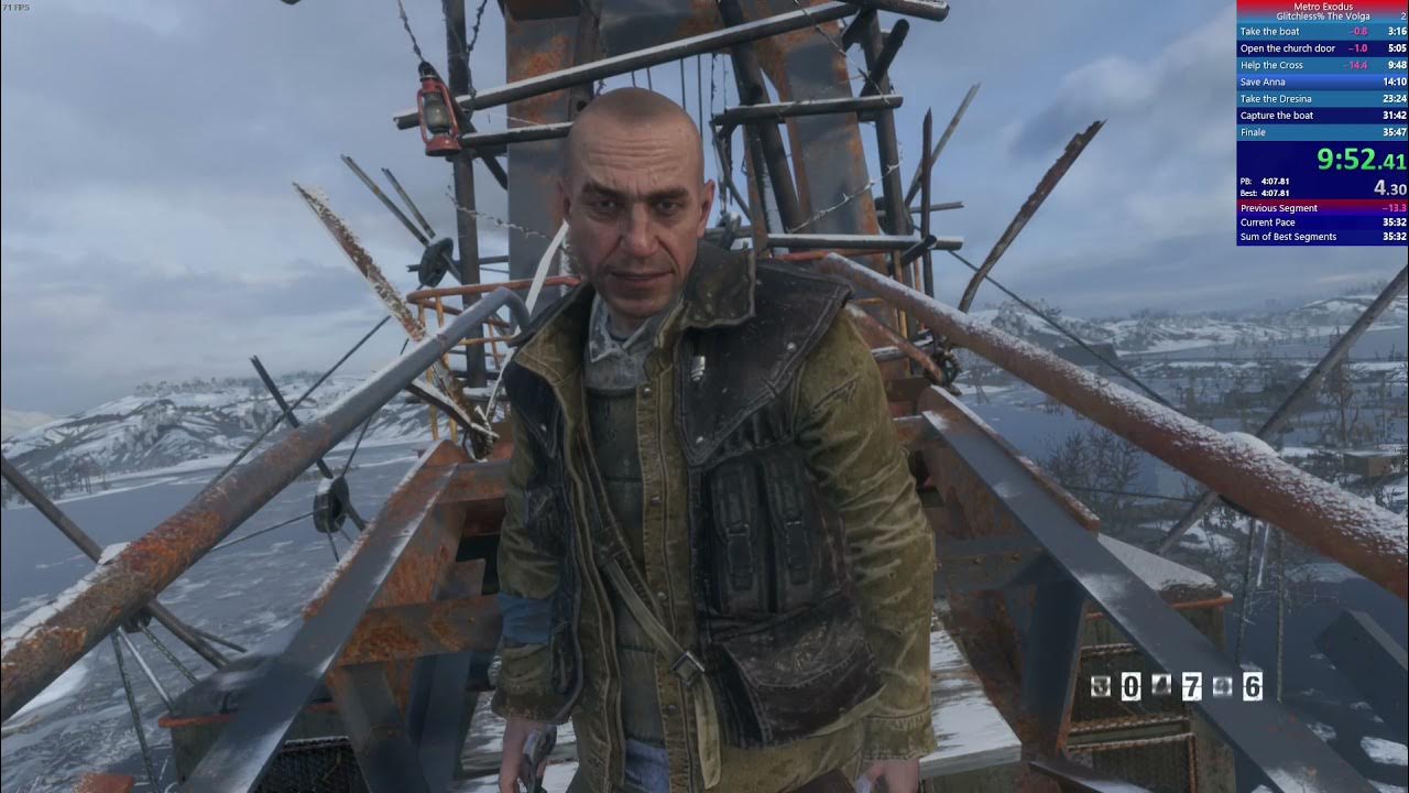 Metro Exodus Speedrun The Volga 3505700 Glitchless Former WR YouTube