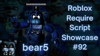 Roblox Require Script Showcase #92 | Bear5