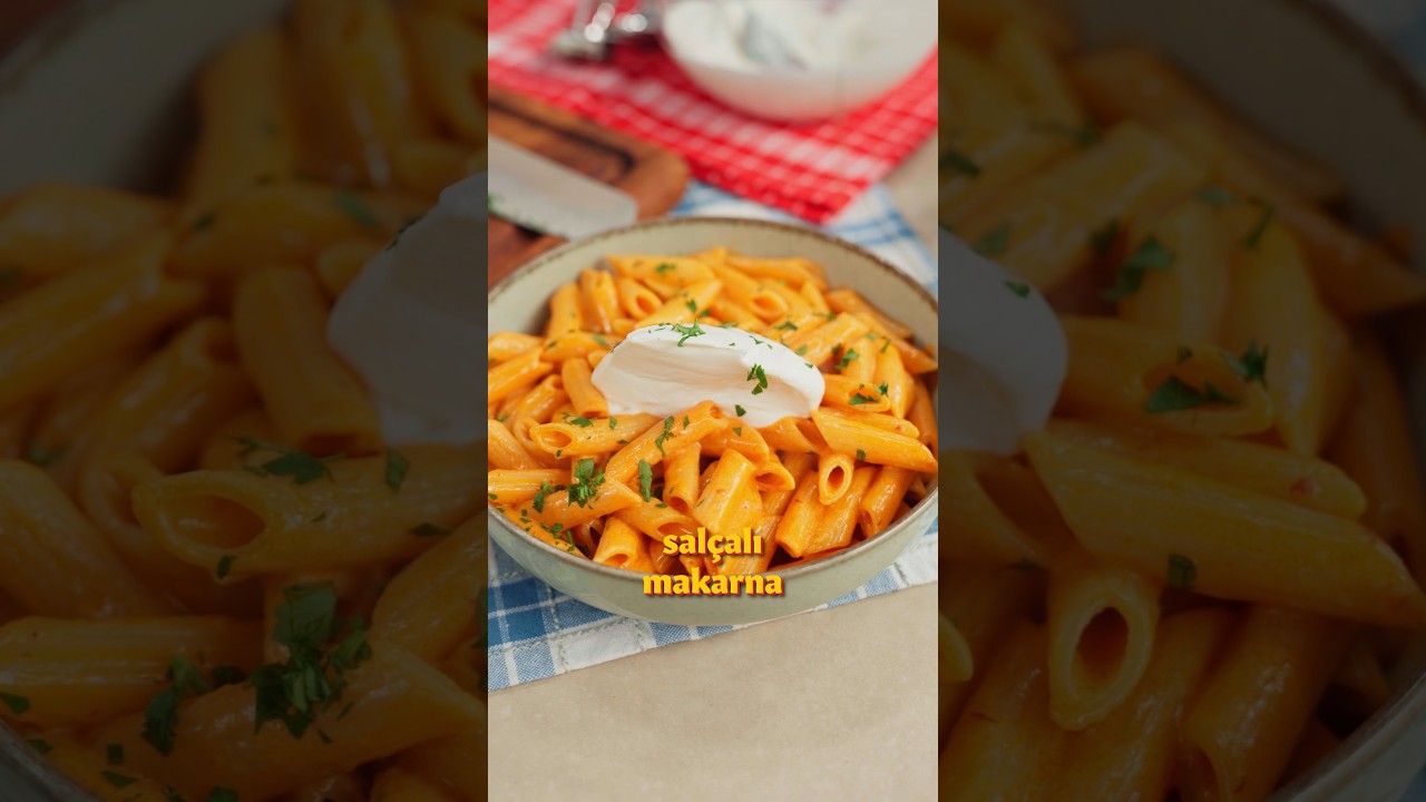 EZBER BOZAR: Salçalı Makarna 🍝😱 #yemekcom