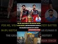 Prabhsimran Singh Picks The GOATS Of IPL!#klrahul#ipl#cricket#viratkohli#shorts#bhuvneshwarkumar