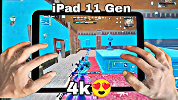 iPad 11 A16 HANDCAM PUBG in 2025 🔥/ Smooth+Extreme Livik Gameplay 😍Pubg Test in 2025