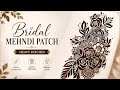 Heavy patches.. bridals design 