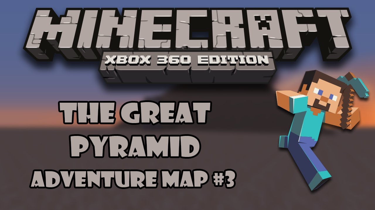 Minecraft (Xbox 360) - The Great Pyramid Adventure Map #3 - YouTube
