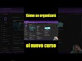 CURSO 🚀 Revelamos CÓMO será la ORGANIZACIÓN de las clases