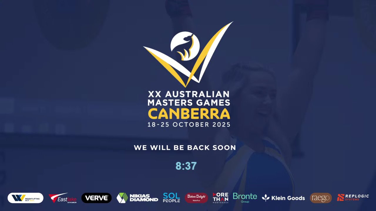Australian Master Games & Australian Master weightlifting Nationals 2025 Day 1