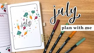 JULY PLAN WITH ME | July Bullet Journal Setup 2023 | July 2023 BUJO | Bullet Journal Plan With Me
