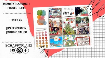 PROJECT LIFE PROCESS VIDEO :: WEEK 26 :: PAPER PERSON SHOP & @studiocalico