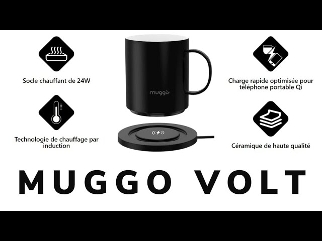 Muggo Volt 🇲🇫 - la tasse chauffante qui recharge votre smartphone