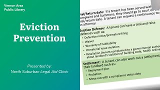 Eviction Prevention