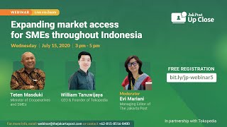 Jakpost UpClose #5: Expanding market access for SMEs throughout Indonesia